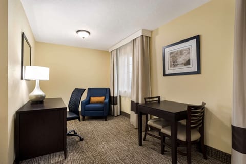 Suite, 1 King Bed, Non Smoking | Premium bedding, down comforters, desk, laptop workspace