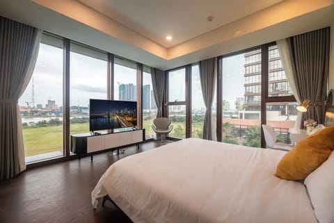 Family Suite, 4 Bedrooms, Pool Access, City View | View from room