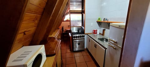 Premium Cabin, 2 Bedrooms | Private kitchen | Full-size fridge, microwave, stovetop, electric kettle