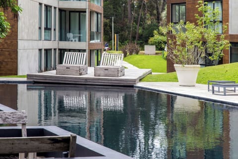 Indoor pool, seasonal outdoor pool