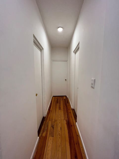 When you arrive, the doorman will let you into the building. The property is accessed using a door code