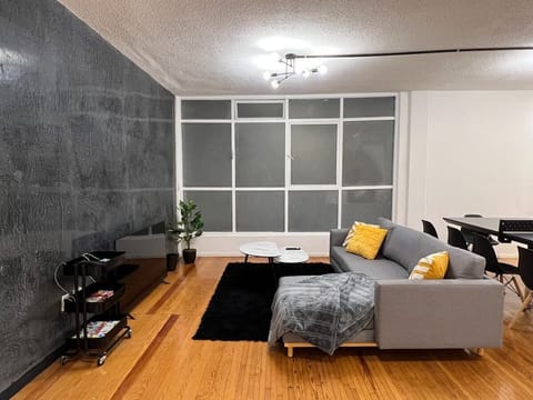 Enjoy a modern, comfortable and convenient stay in this renovated apartment