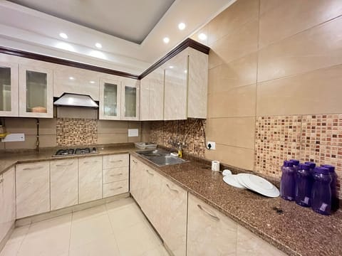 Superior Apartment | Private kitchen | Fridge, microwave