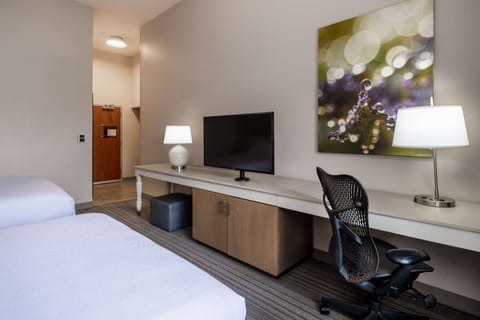 Room, 2 Queen Beds, Accessible, Bathtub | Premium bedding, desk, laptop workspace, blackout drapes