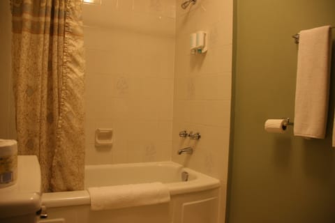 Connecting Treeview Room - 1 Queen and 2 Twin | Bathroom | Combined shower/tub, free toiletries, towels