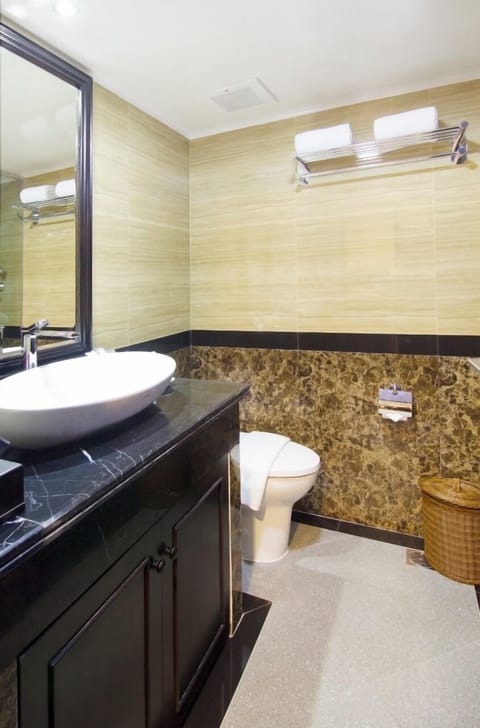 Deluxe Suite Double or Twin Room No Window | Bathroom | Shower, free toiletries, hair dryer