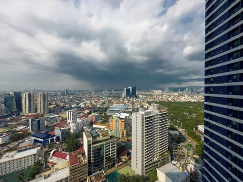 Junior Apartment, 1 Queen Bed with Sofa bed, Balcony, Pool View | View from room