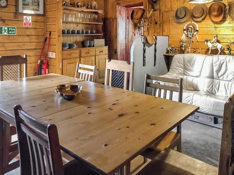 Open plan living space | Cow Boy Cabin - Cow Boy Holidays, Glasgow