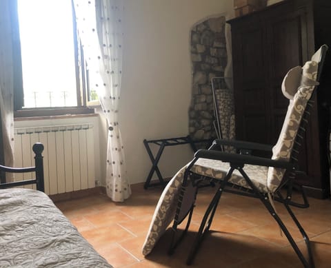 Different aspect with lounger to enjoy the views over the olive groves and mountains