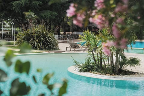 Indoor pool, seasonal outdoor pool