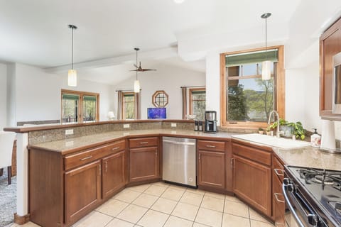 Fully stocked kitchen