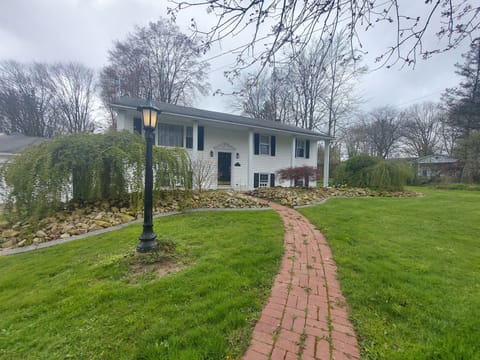 Entrance. Use the front door with the code