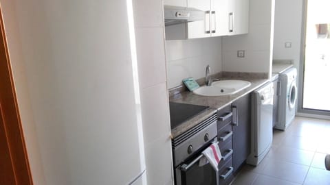 Apartment, 3 Bedrooms, Terrace | Private kitchenette | Full-size fridge, microwave, oven, stovetop