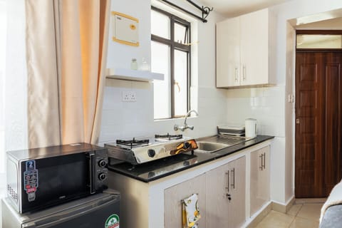 Superior Apartment, 1 Bedroom | Private kitchenette | Mini-fridge, microwave, stovetop, cookware/dishes/utensils