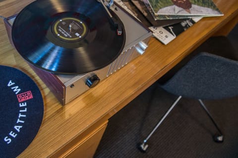 Vinyl vibes for the perfect soundtrack to your stay