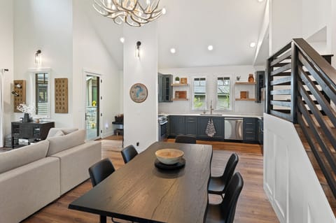 Spacious living area and open floor open