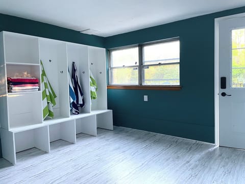 Pool Prep Room - exit out to the backyard paradise