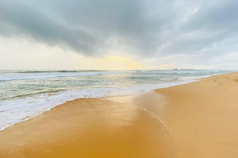 On the beach