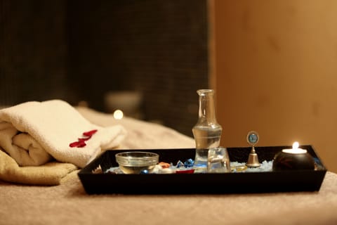 Sauna, spa tub, body treatments, facials, manicures and pedicures