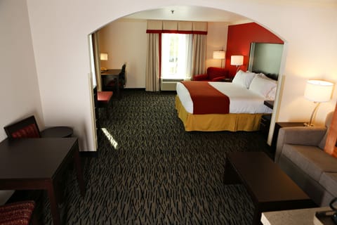 Suite, 1 King Bed with Sofa bed (Additional Living Area) | Desk, iron/ironing board, free cribs/infant beds, free WiFi