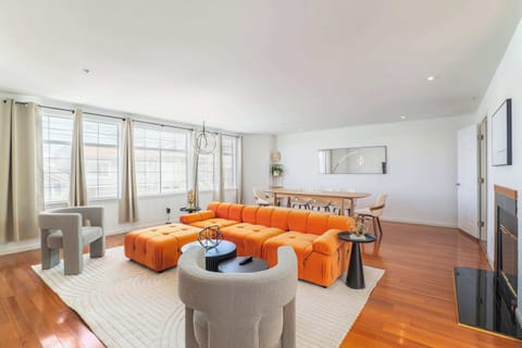 Spacious and well-lit living space