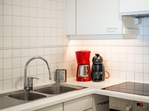 Apartment | Private kitchen | Electric kettle, toaster, highchair