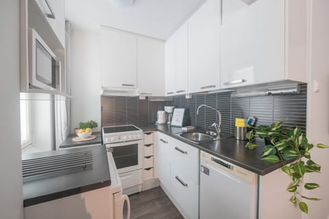 Standard Studio | Private kitchen | Fridge, microwave, oven, stovetop