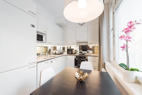 Standard Studio | Private kitchen | Fridge, microwave, oven, stovetop