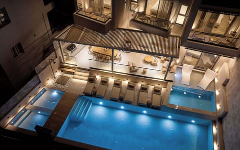 Experience the villa's enchanting ambiance.