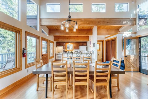 Dining and kitchen area.