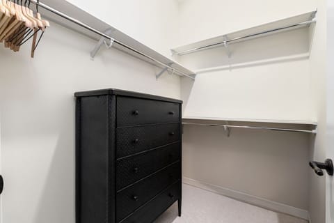Master bedroom walk-in closet