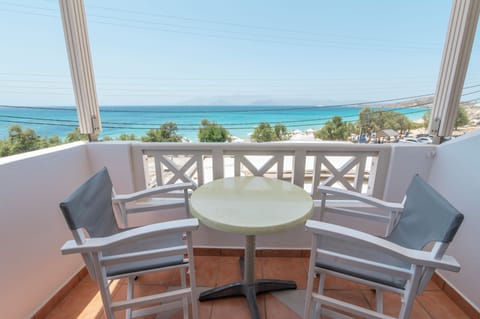 Deluxe Triple Room, Oceanfront | Balcony view