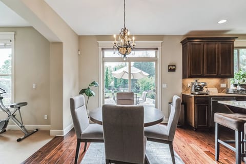 Downstairs Bedroom, has a queen bed, its own walk-in closet