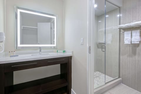 Studio Suite, 1 King Bed with Sofa bed, Non Smoking | Bathroom | Shower, free toiletries, hair dryer, towels