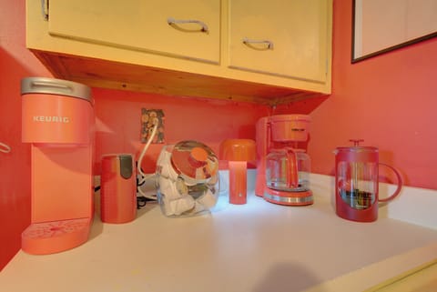 Coffee Area | Keurig, Regular Coffee Maker, and French Press