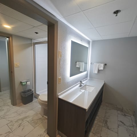 Family Suite, 2 Bedrooms | Bathroom | Shower, free toiletries, towels