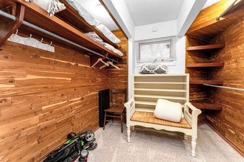 Master cedar lined closet