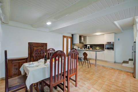 Kitchen and dining area