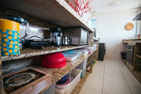 Family Apartment | Private kitchen | Blender, toaster oven, cookware/dishes/utensils