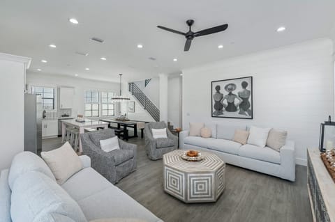 Revel in designer-curated fun furnishings in every corner of the space.