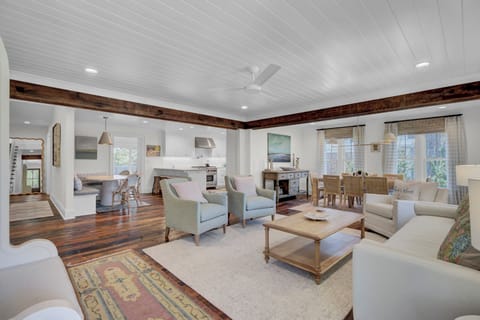 Enjoy the open and airy feel of the spacious living room.