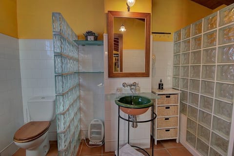 Deluxe Twin Room, 2 Twin Beds, Mountainside | Bathroom | Shower, hair dryer, towels, soap