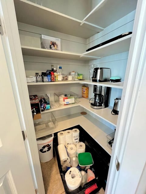 Fully stocked pantry