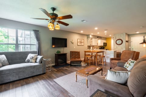 Living Room and Dining Area