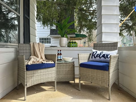 Enjoy the fall wether on our quaint patio! We have a friendly neighborhood, so don't be surprised if you see our neighbors enjoying their patios too!