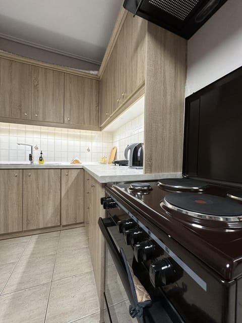 Apartment | Private kitchen | Fridge, microwave, oven, stovetop