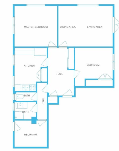 First floor apt -  floorplan