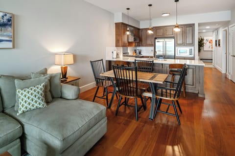 Living room looking back at kitchen