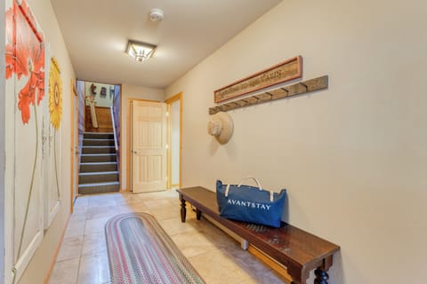 Convenient area to hang your essentials.