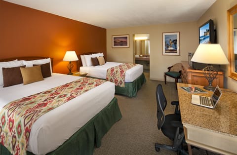 Deluxe Room, 2 Queen Beds | In-room safe, individually decorated, individually furnished, desk